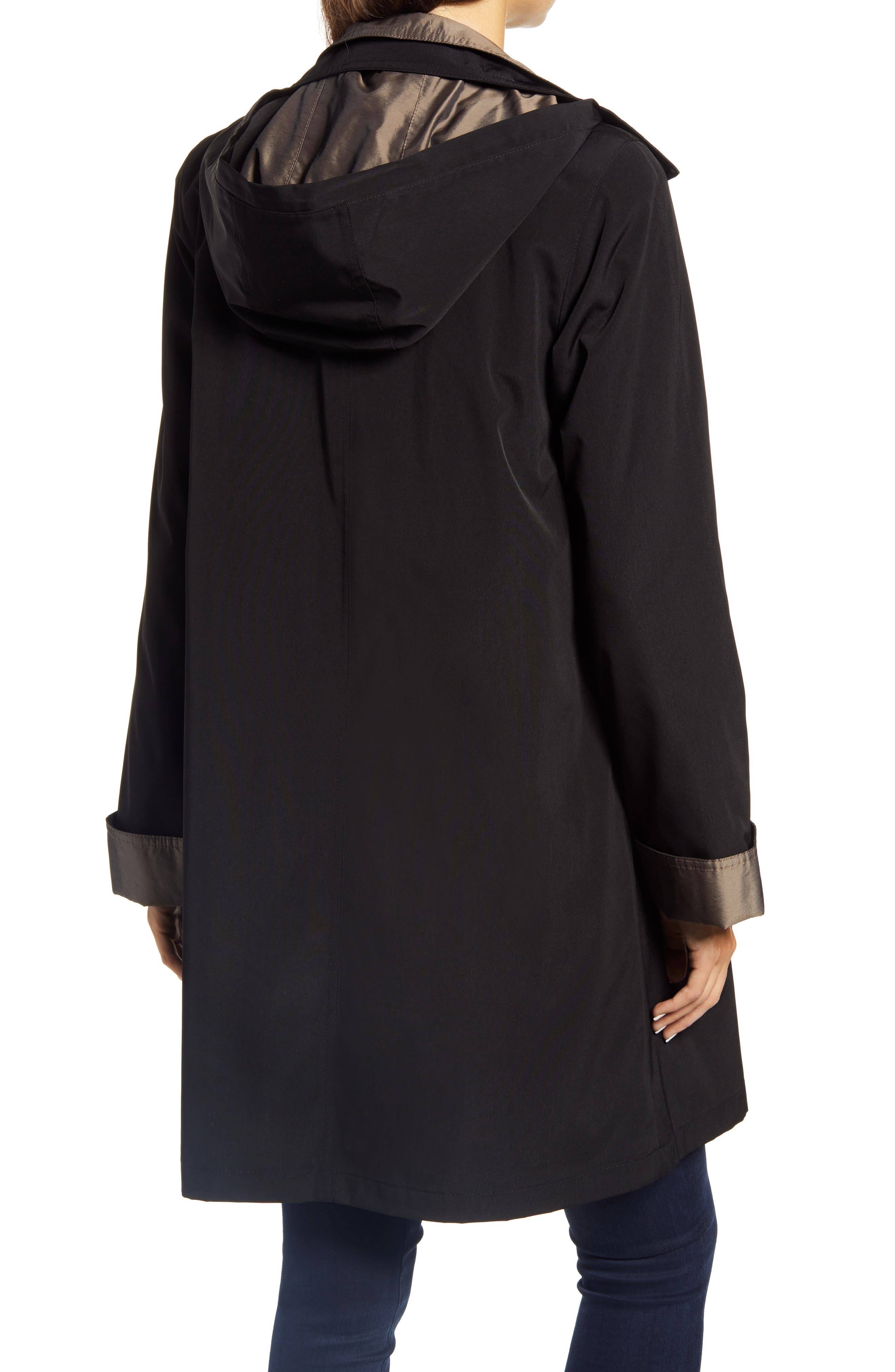 Gallery detachable hood and liner raincoat store