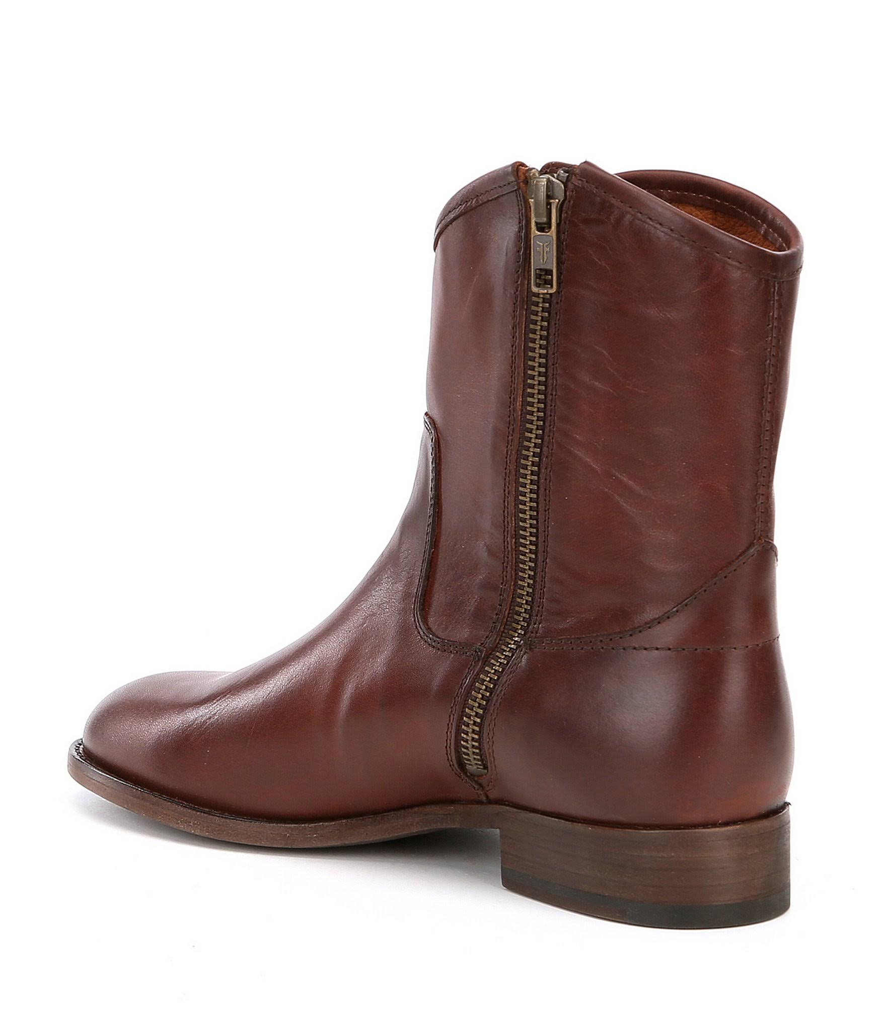 Frye Melissa Button Short 2 Boots Brown Size 6.5 Women s 57.18